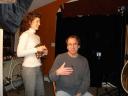 Meghan prepping Peter for the Interview